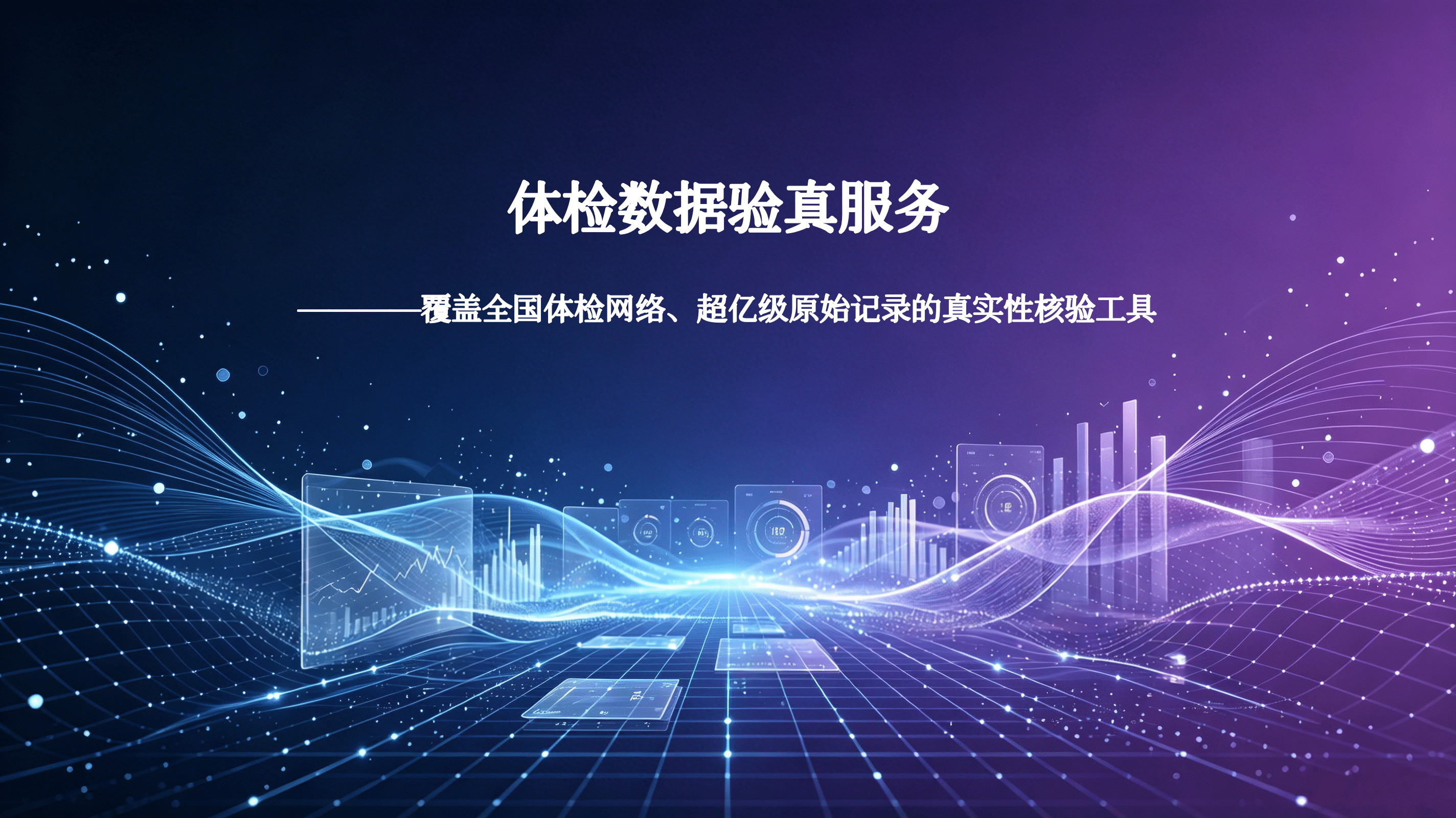体检数据验真服务——覆盖全国体检网络、超亿级原始记录的真实性核验工具 封面